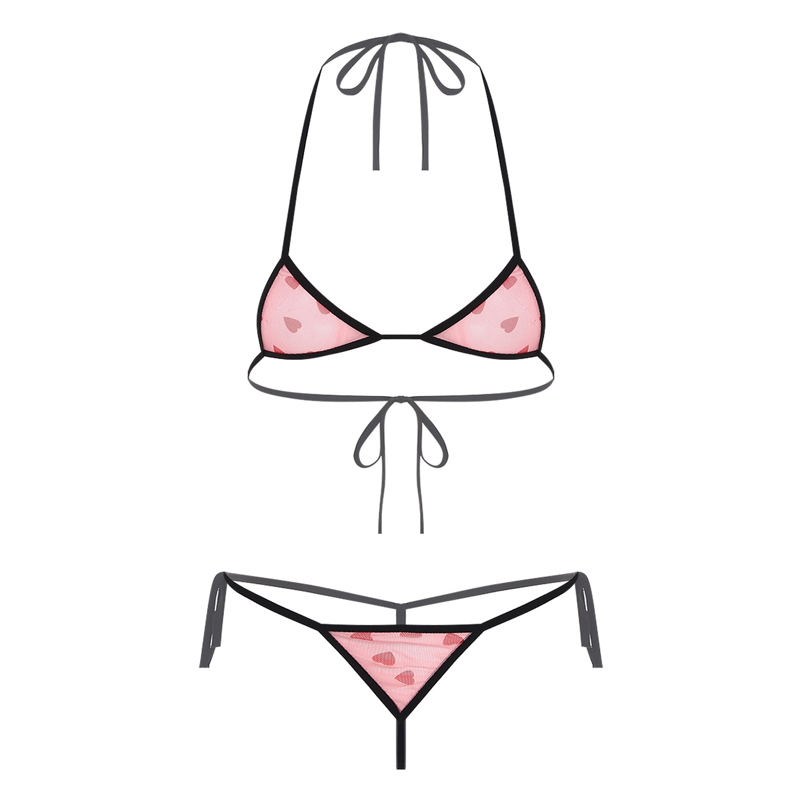 Womens Micro Mini Bikini Linge - Sheer Bra Lace recensione e prezzo