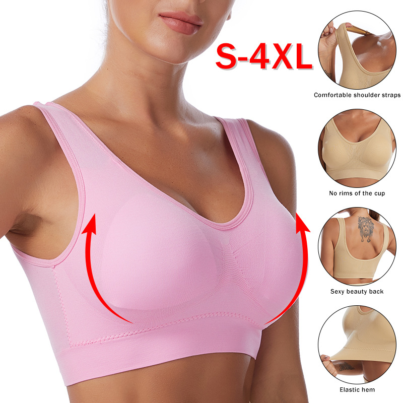 Sexy Women Bra Plus Size Seaml - Wirefree Bra Comfort recensione e prezzo