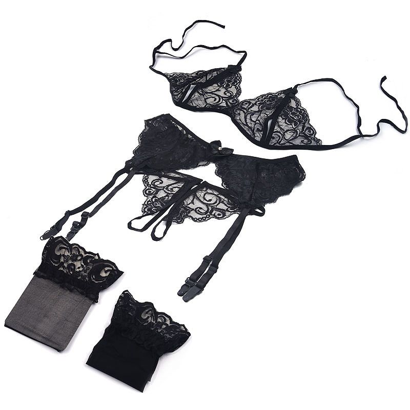 1 Set Women's Lace Lingerie, S - Sheer Mesh Bra recensione e prezzo