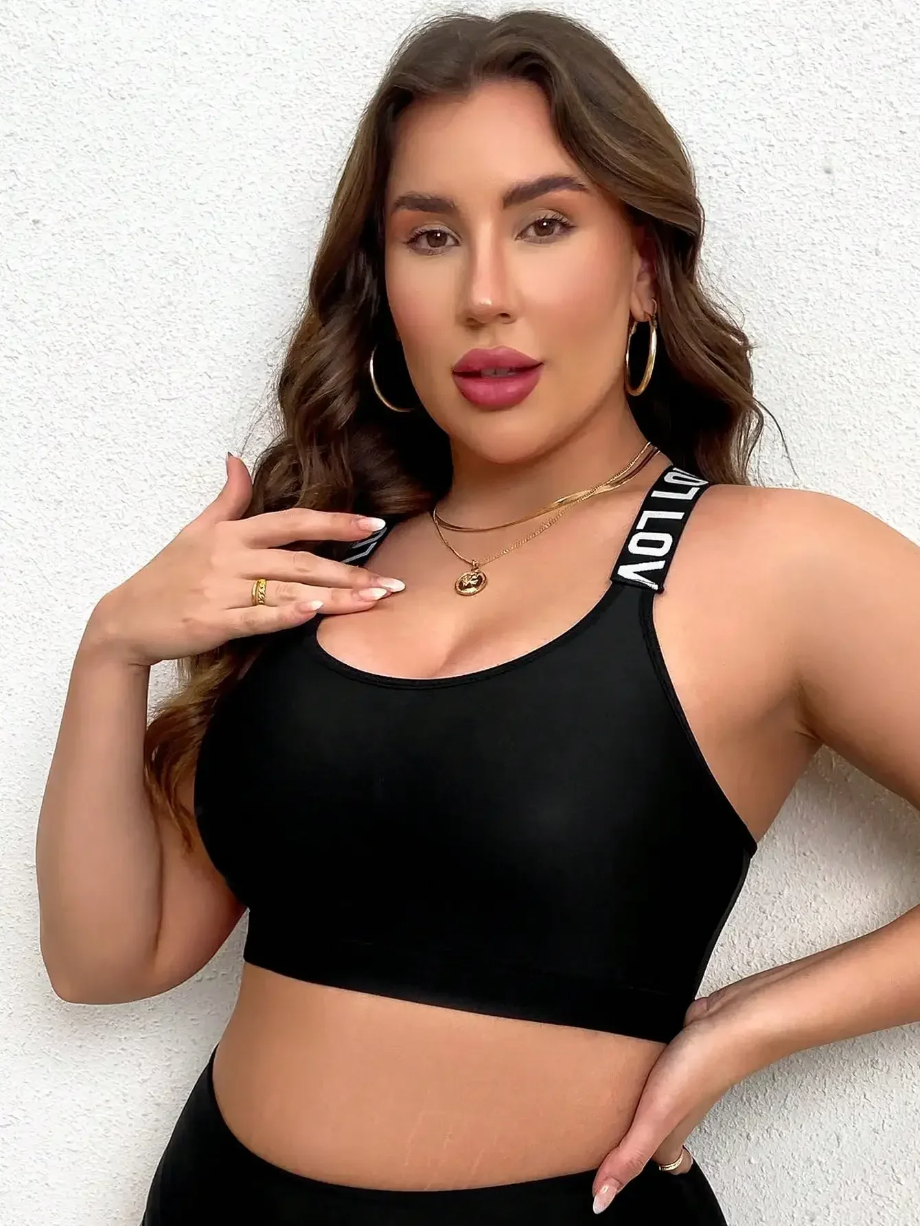 Plus Size Women Sports Bra, Bl - Full Coverage Bra recensione e prezzo