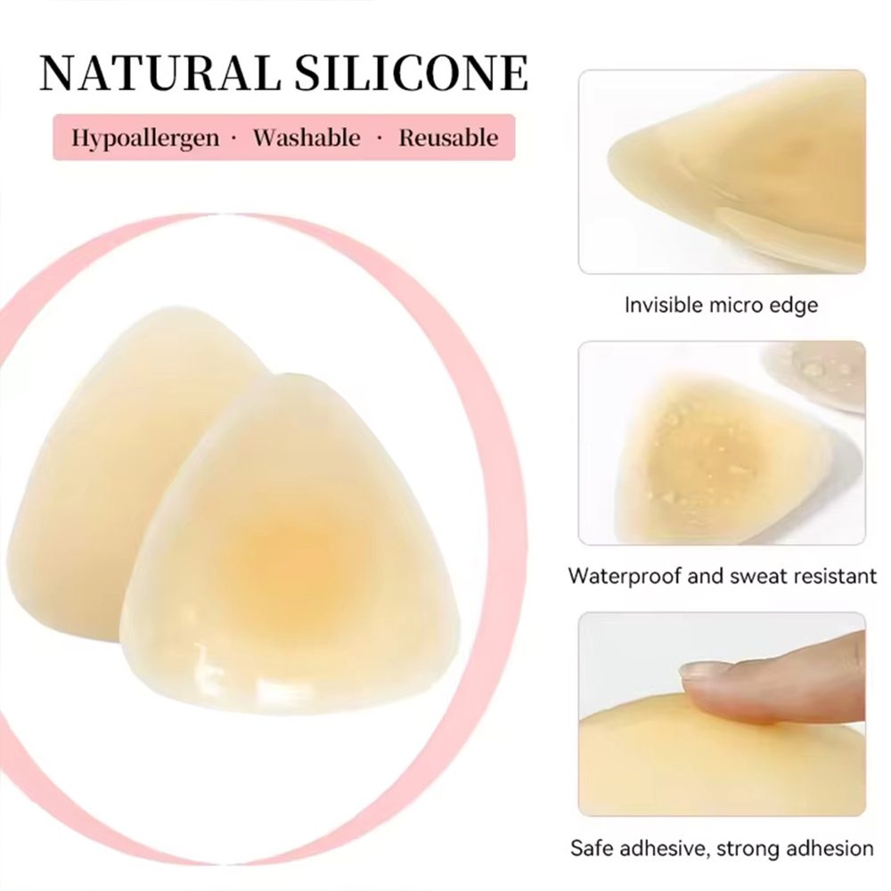 Silicone Triangular Nipple Cov - Backless Bra Sticky recensione e prezzo