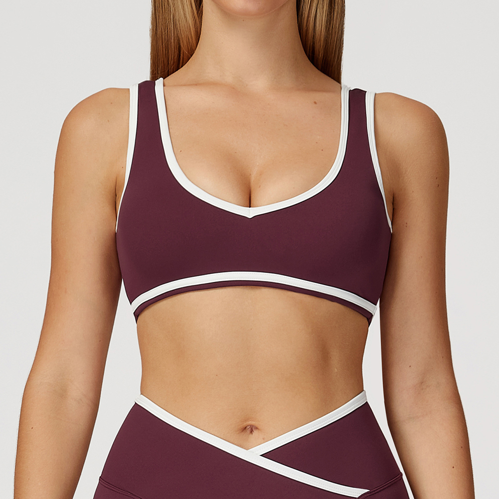 V-Neck Sports Bra Women Top Pu - Minimizer Bra Women recensione e prezzo