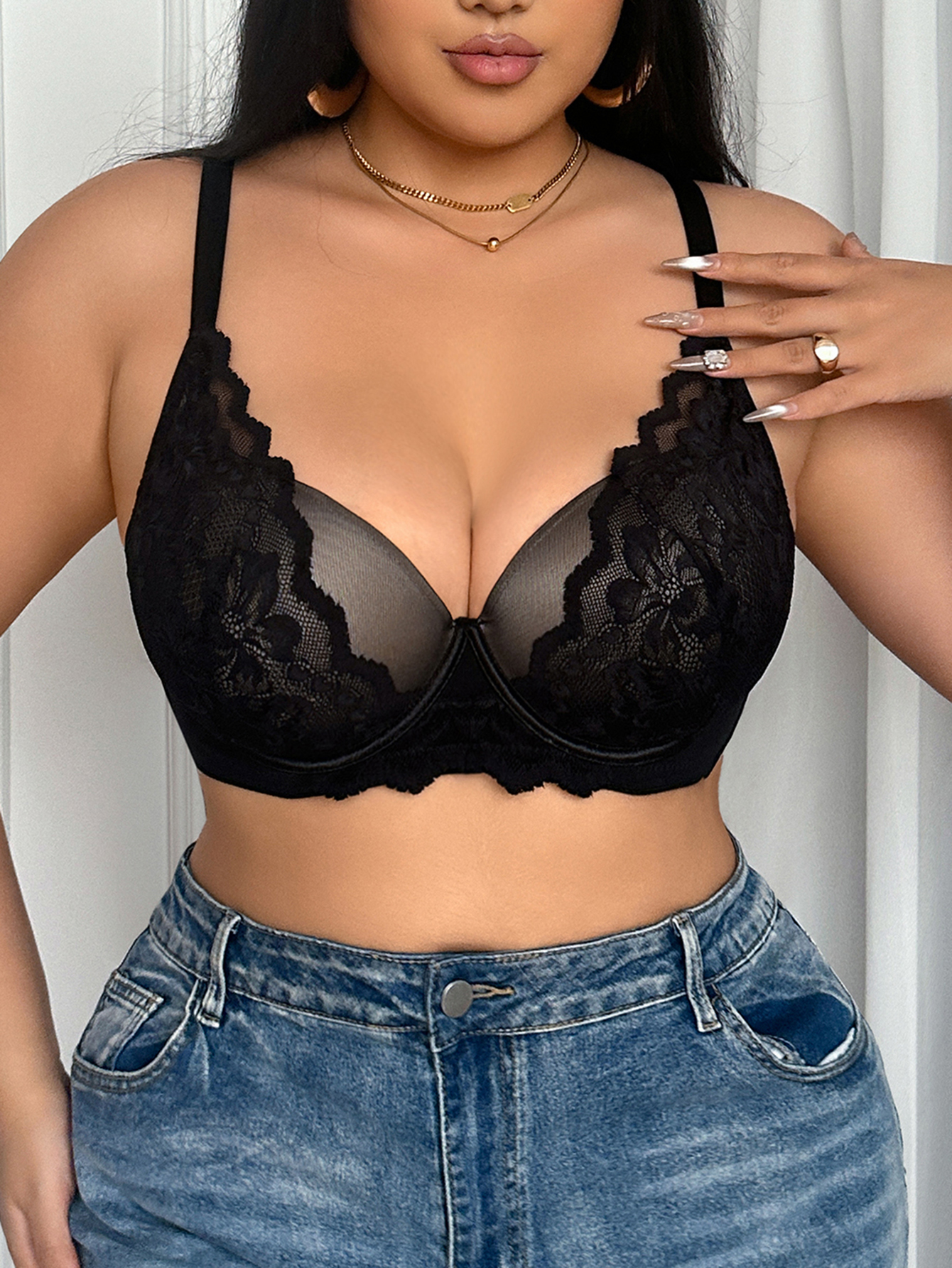 Wide Strap Plus Size Women Bra - Minimizer Bra Women recensione e prezzo