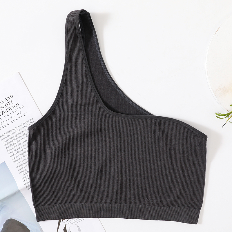 One Shoulder Tank Tops Women S - T Shirt Bra Seamless recensione e prezzo