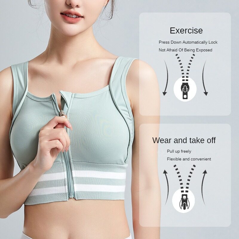 Sports Bras Zip Front For Wome - Full Coverage Bra recensione e prezzo