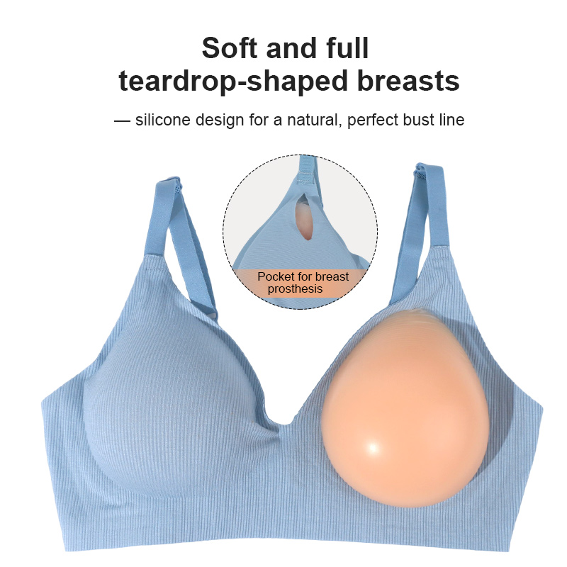 Silicone Breast Mastectomy Bra - Mastectomy Bra Pocket recensione e prezzo