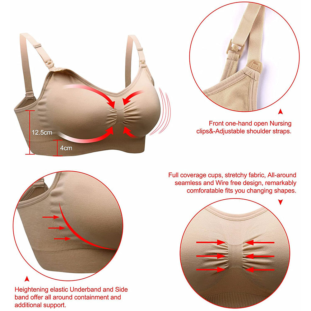 Womens Maternity  Nursing Bra  - Nursing Bra Clip recensione e prezzo