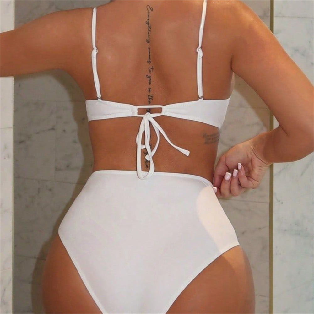 White Sling Bikini Bra Back La - Underwire Bra Padded recensione e prezzo