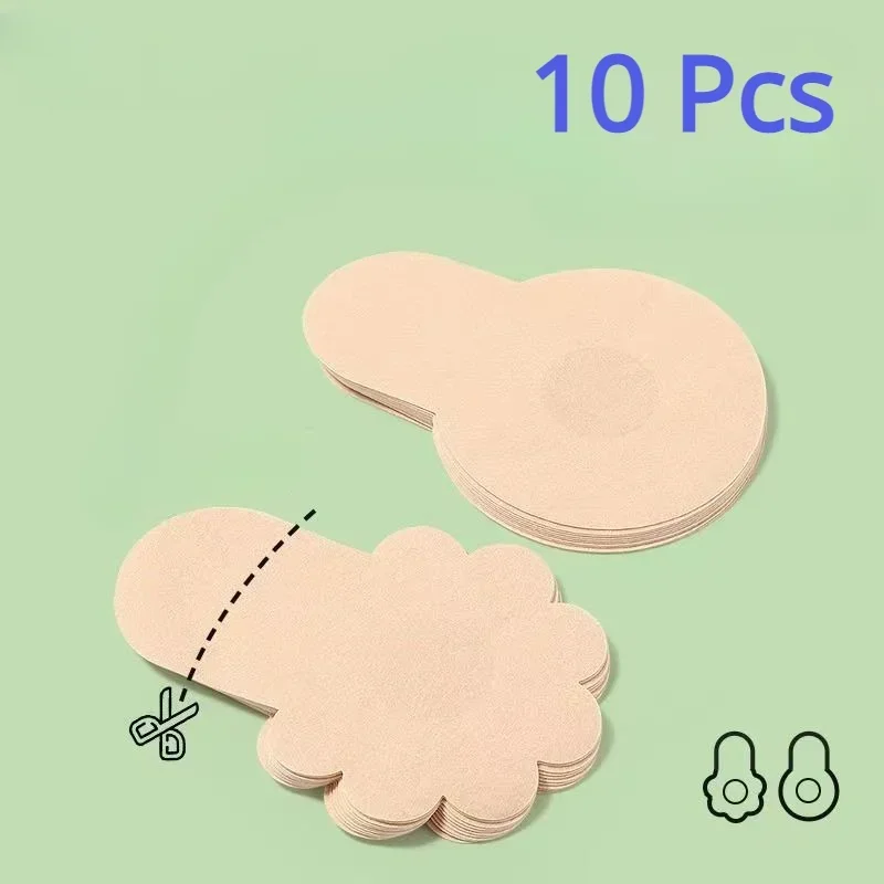 10pcs Women's Invisible Breast - Strapless Bra Adhesive recensione e prezzo