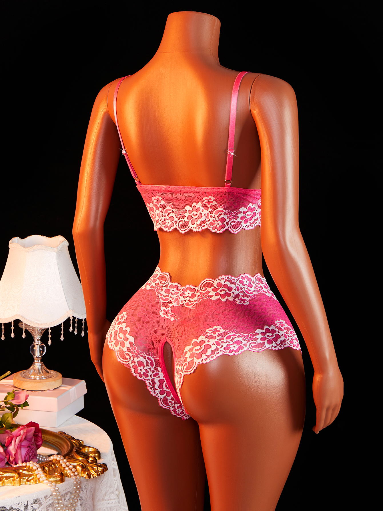 Women's Sexy Lingerie Set Slin - Sheer Bra Lace recensione e prezzo
