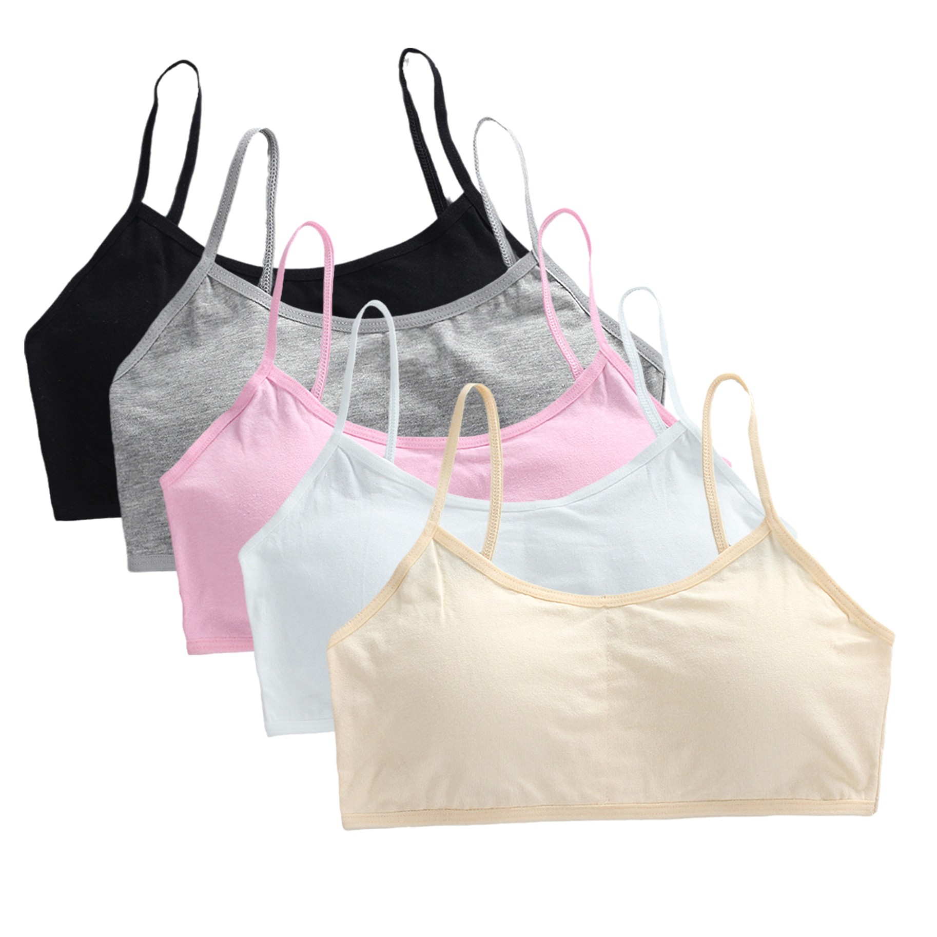 5pcs Teenage Girls Cotton Trai - Cotton Bra Everyday recensione e prezzo