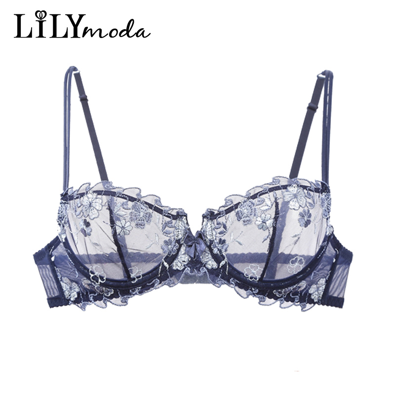 Lilymoda Women Sexy Ultrathin  - Demi Bra Balconette recensione e prezzo