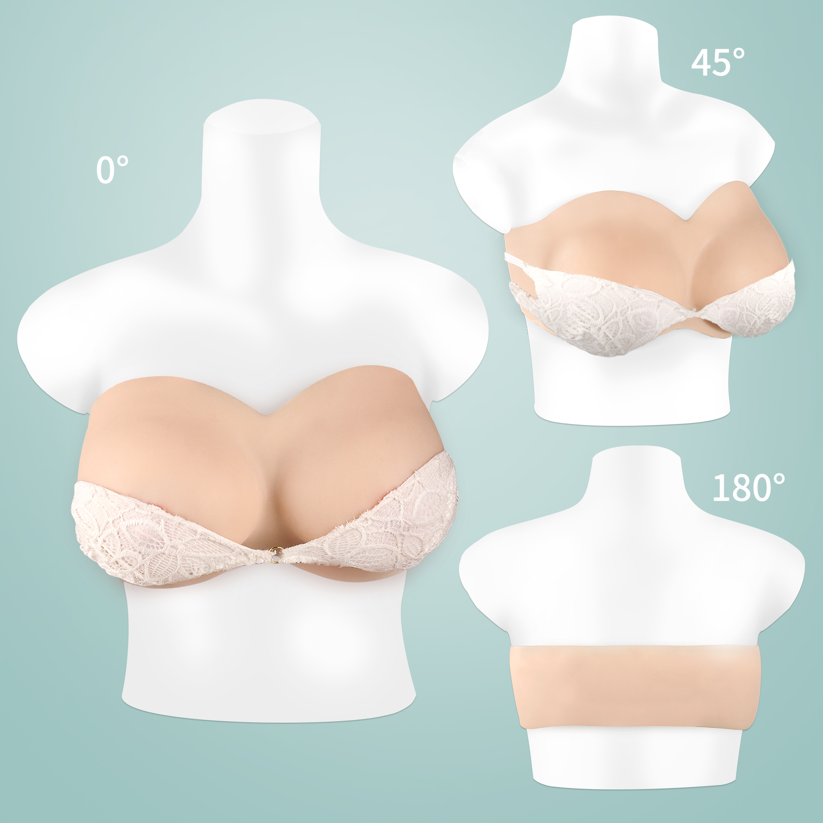 2024 Large Realistic Silicone  - Mastectomy Bra Pocket recensione e prezzo