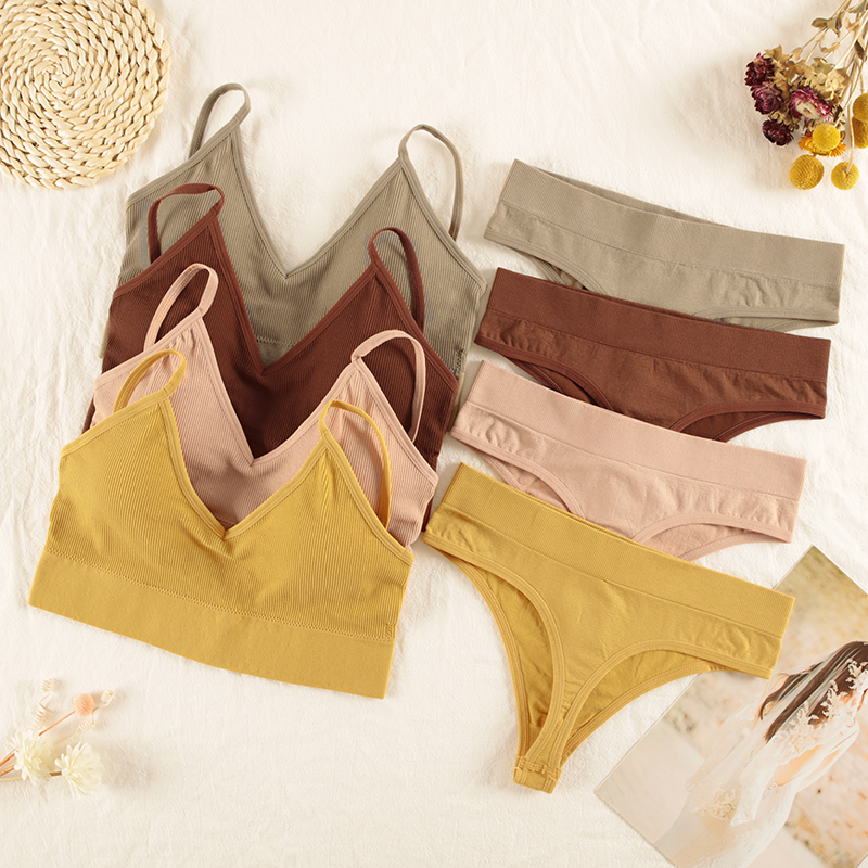 CHRLEISURE Women Underwear Set - T Shirt Bra Seamless recensione e prezzo