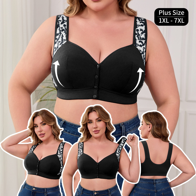 XL-7XL Plus Size Front Buckle  - Wirefree Bra Comfort recensione e prezzo