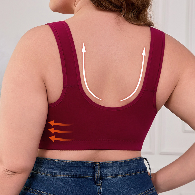 XL-7XL Plus Size Front Buckle  - Wirefree Bra Comfort recensione e prezzo